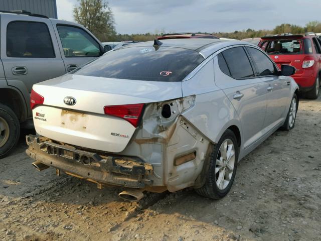 5XXGN4A72DG233269 - 2013 KIA OPTIMA EX SILVER photo 4