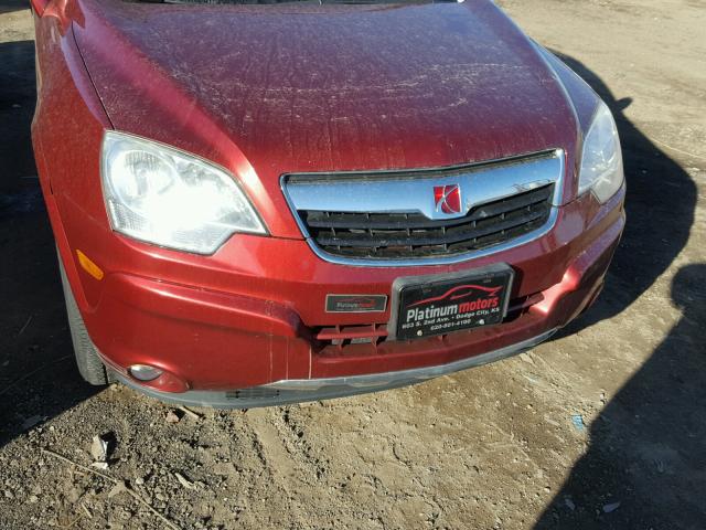 3GSCL53718S568387 - 2008 SATURN VUE XR RED photo 7