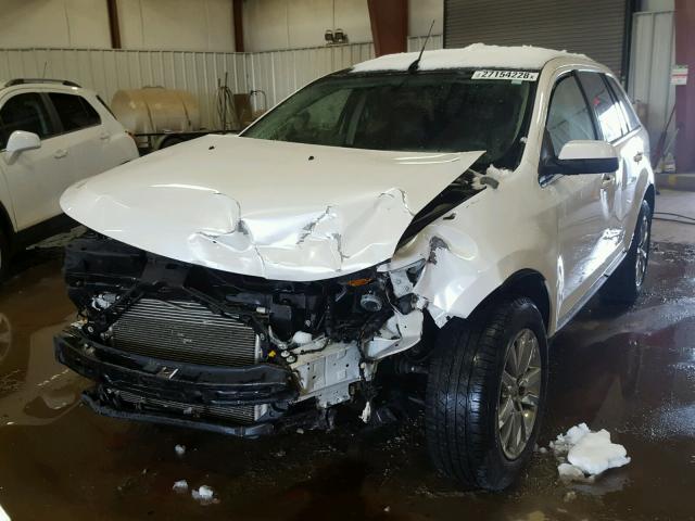 2FMDK4KC7CBA90384 - 2012 FORD EDGE LIMIT WHITE photo 2