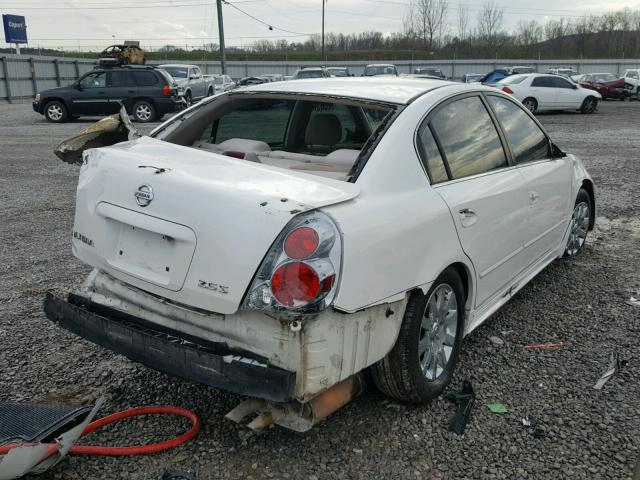 1N4AL11D55C195527 - 2005 NISSAN ALTIMA S WHITE photo 4