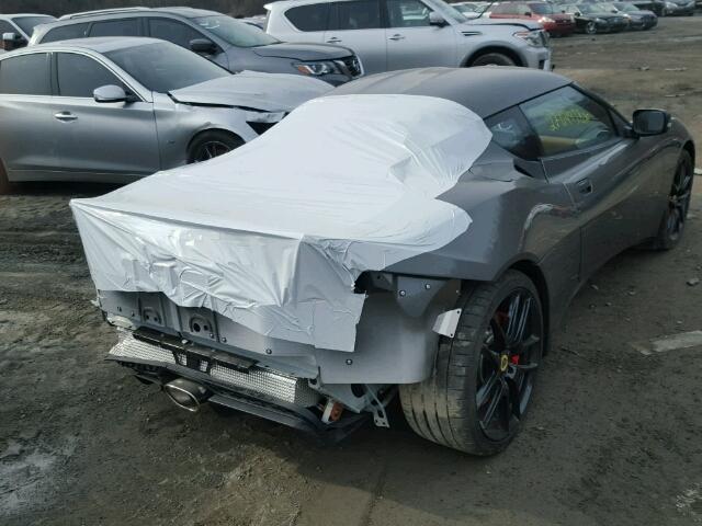 SCCLMDVN0HHA20048 - 2017 LOTUS EVORA GRAY photo 4