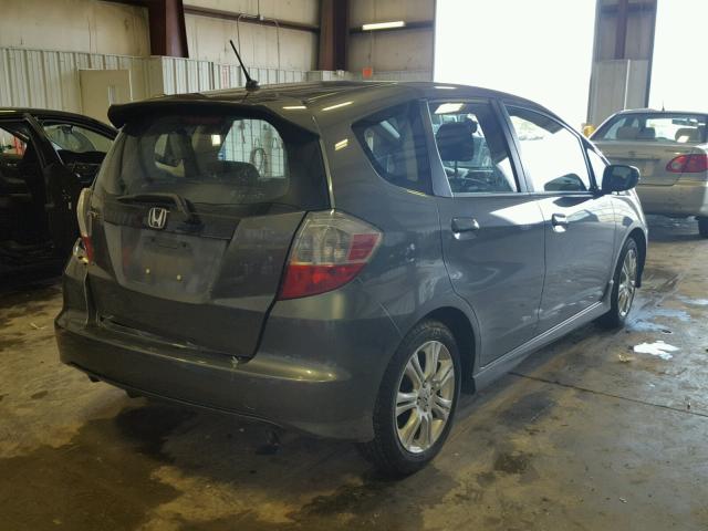 JHMGE8H55BS011211 - 2011 HONDA FIT SPORT GRAY photo 4