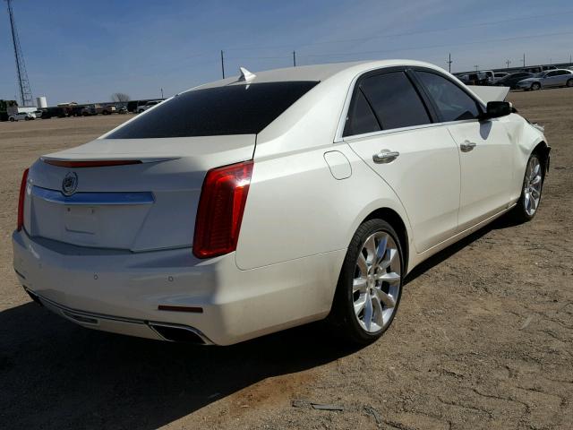 1G6AS5SX7E0185826 - 2014 CADILLAC CTS PERFOR Weiß Foto 4