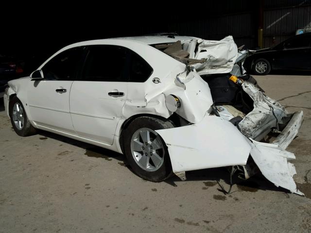 2G1WT58KX79135614 - 2007 CHEVROLET IMPALA LT WHITE photo 3