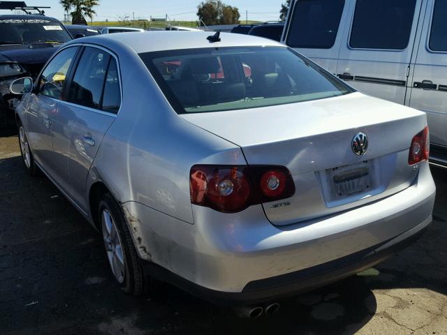 3VWRZ71K39M138841 - 2009 VOLKSWAGEN JETTA SE SILVER photo 3