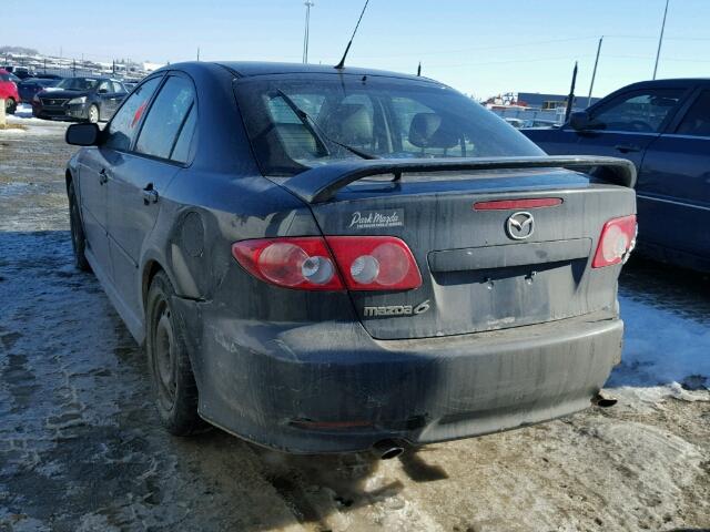 1YVHP85D055M02226 - 2005 MAZDA 6 S GRAY photo 3