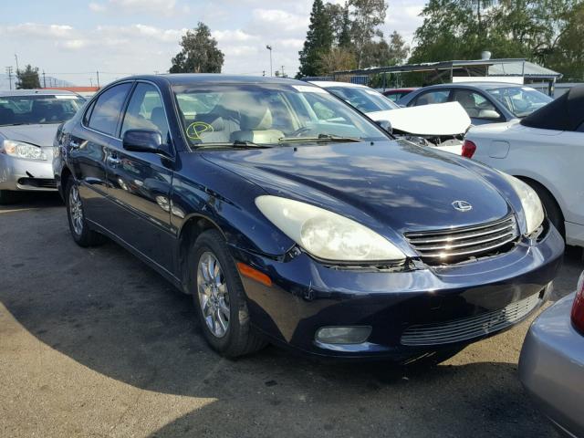 JTHBF30G230121489 - 2003 LEXUS ES 300 BLACK photo 1