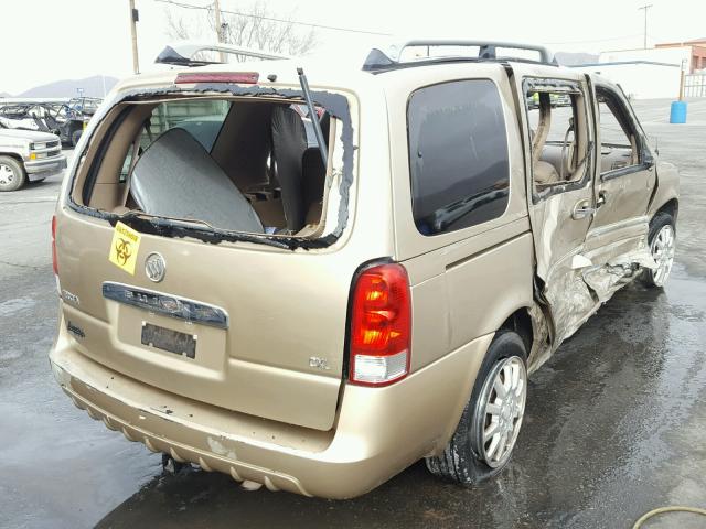 5GADV33L06D123231 - 2006 BUICK TERRAZA CX GOLD photo 4