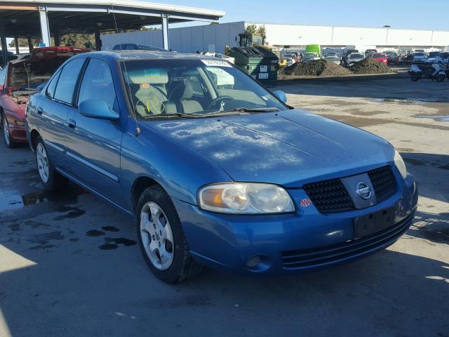 3N1CB51D64L832444 - 2004 NISSAN SENTRA 1.8 BLUE photo 1