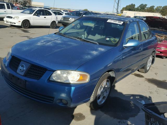 3N1CB51D64L832444 - 2004 NISSAN SENTRA 1.8 BLUE photo 2