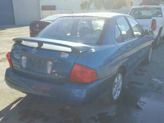 3N1CB51D64L832444 - 2004 NISSAN SENTRA 1.8 BLUE photo 4