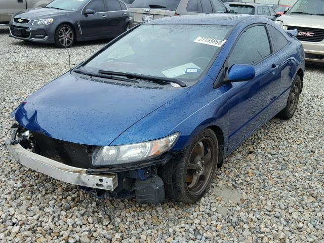 2HGFG2A51AH700202 - 2010 HONDA CIVIC SI BLUE photo 2