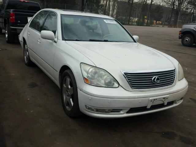 JTHBN36F455010689 - 2005 LEXUS LS 430 WHITE photo 1