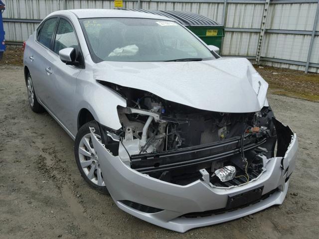 3N1AB7AP2GY307112 - 2016 NISSAN SENTRA S GRAY photo 1