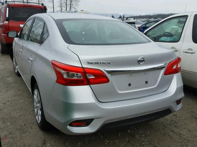 3N1AB7AP2GY307112 - 2016 NISSAN SENTRA S GRAY photo 3