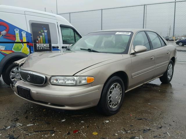 2G4WS52J721170091 - 2002 BUICK CENTURY CU BEIGE photo 2