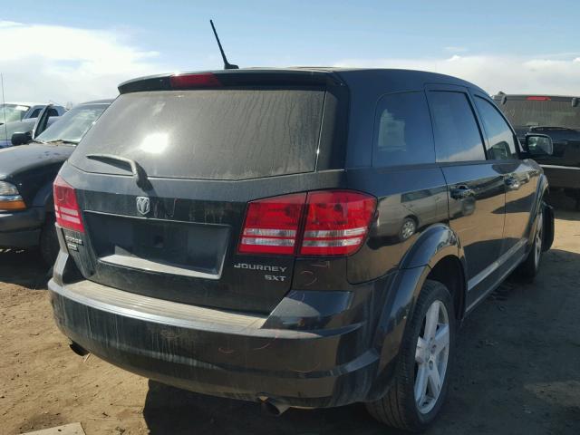 3D4GH57V89T582700 - 2009 DODGE JOURNEY SX BLACK photo 4