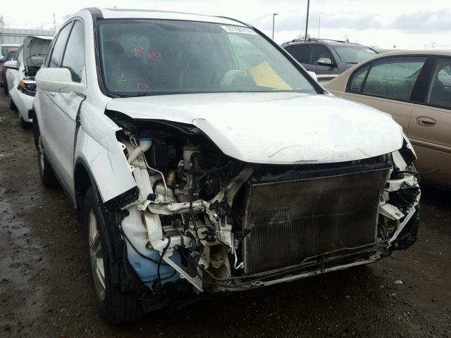 5J6RE4H72AL055545 - 2010 HONDA CR-V EXL WHITE photo 1