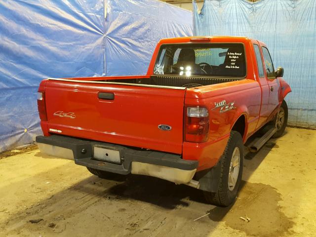 1FTZR15E45PA27322 - 2005 FORD RANGER SUP RED photo 4