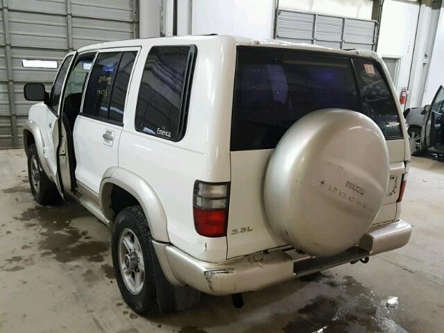 JACDJ58X0Y7J00355 - 2000 ISUZU TROOPER S WHITE photo 3