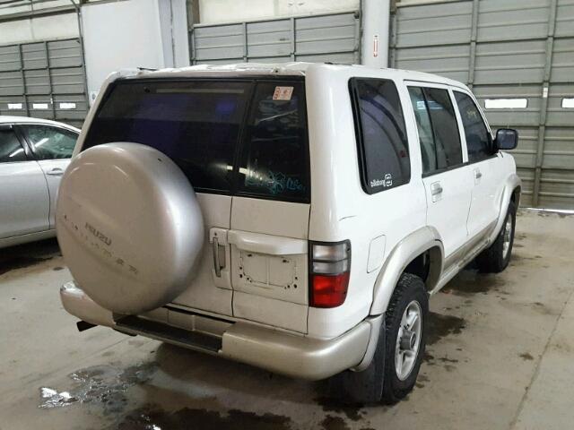 JACDJ58X0Y7J00355 - 2000 ISUZU TROOPER S WHITE photo 4