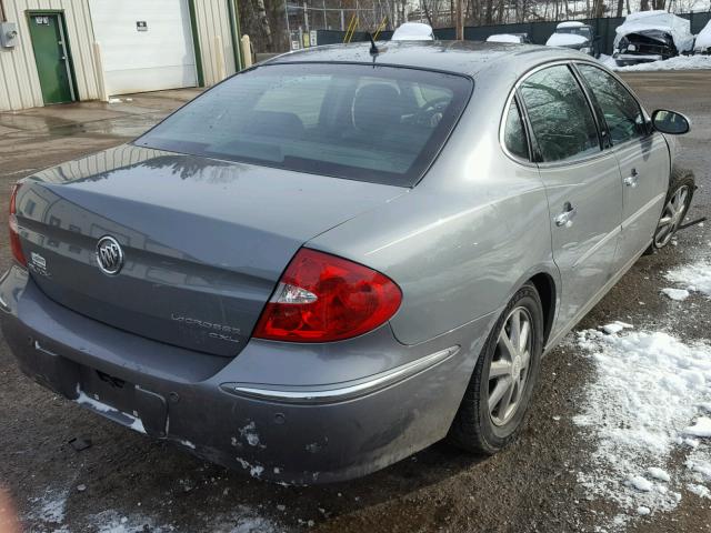 2G4WD582181148798 - 2008 BUICK LACROSSE C GRAY photo 4