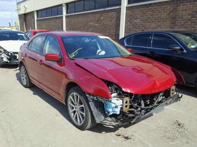 3FAHP07Z19R127569 - 2009 FORD FUSION SE RED photo 1