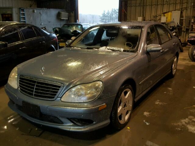 WDBNG83J95A438049 - 2005 MERCEDES-BENZ S 430 4MAT GRAY photo 2