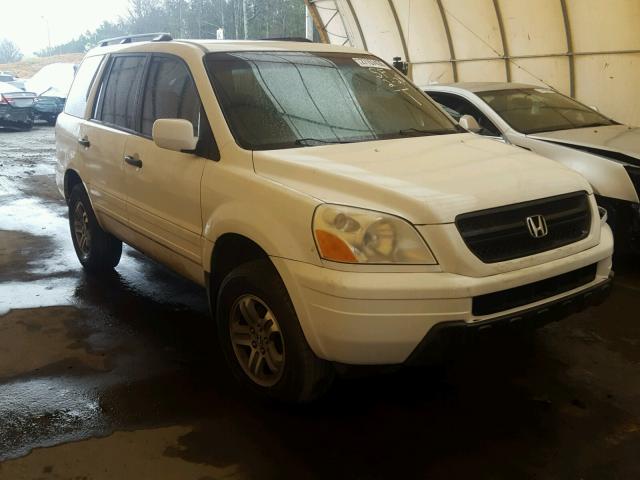 2HKYF18495H558325 - 2005 HONDA PILOT EX WHITE photo 1