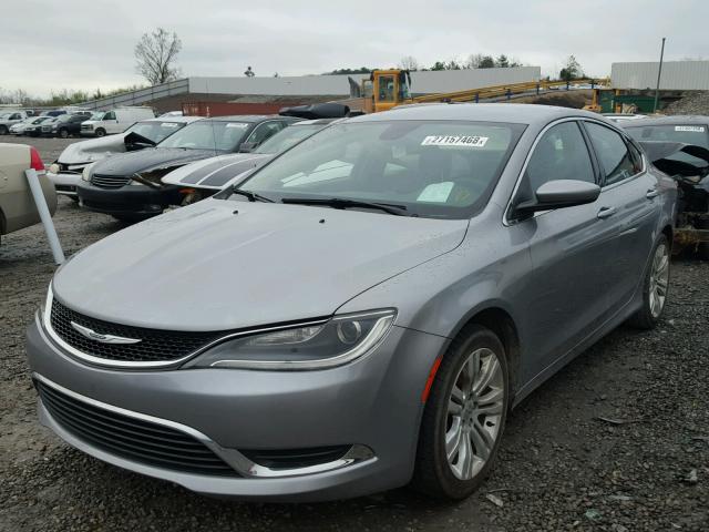 1C3CCCAB8FN552142 - 2015 CHRYSLER 200 LIMITE SILVER photo 2