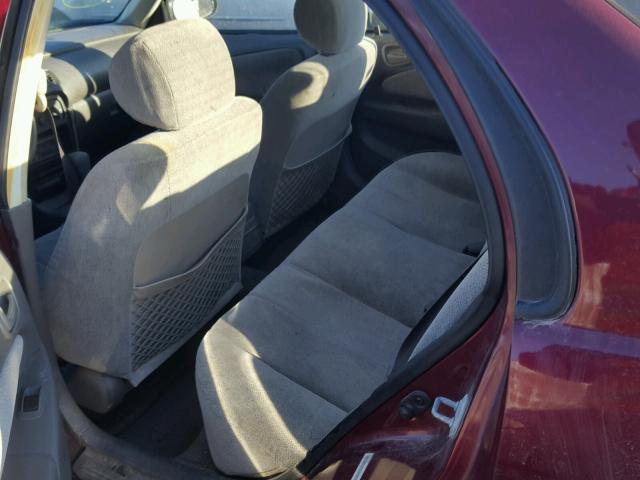 1Y1SK5481WZ434931 - 1998 CHEVROLET GEO PRIZM 栗色 照片 6