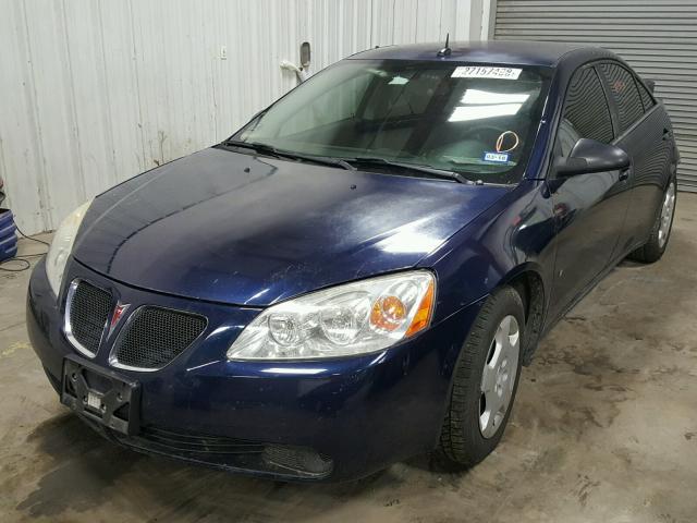 1G2ZF57B384248018 - 2008 PONTIAC G6 VALUE L BLUE photo 2