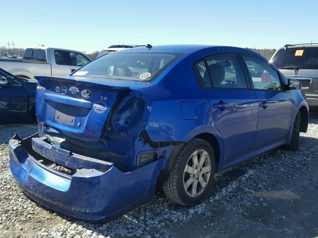 3N1AB6AP3BL623618 - 2011 NISSAN SENTRA 2.0 BLUE photo 4