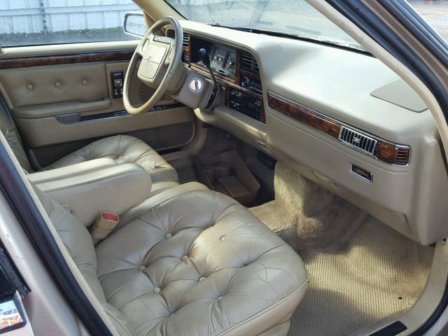 1C3XY66LXMD292979 - 1991 CHRYSLER NEW YORKER GOLD photo 5