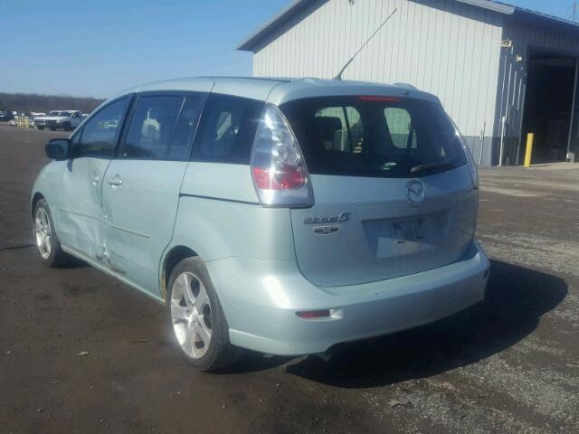 JM1CR293970146337 - 2007 MAZDA 5 BLUE photo 3