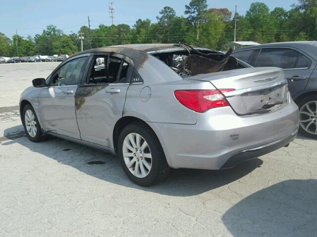 1C3CCBBB7DN594775 - 2013 CHRYSLER 200 TOURIN GRAY photo 3