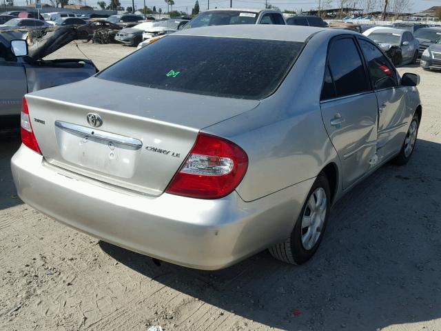 4T1BE32KX3U746314 - 2003 TOYOTA CAMRY LE SILVER photo 4