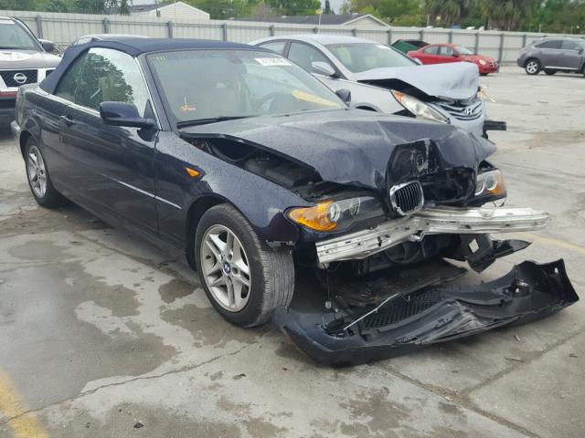 WBABW33444PL33741 - 2004 BMW 325 CI BLUE photo 1