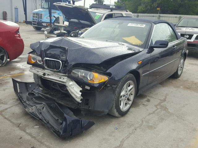 WBABW33444PL33741 - 2004 BMW 325 CI BLUE photo 2