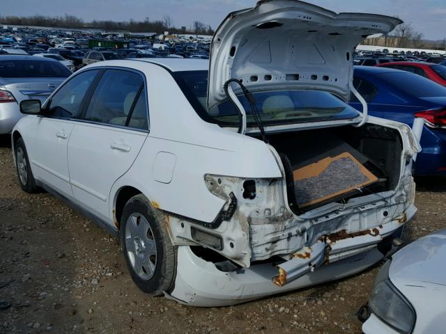 1HGCM56415A093414 - 2005 HONDA ACCORD LX WHITE photo 3