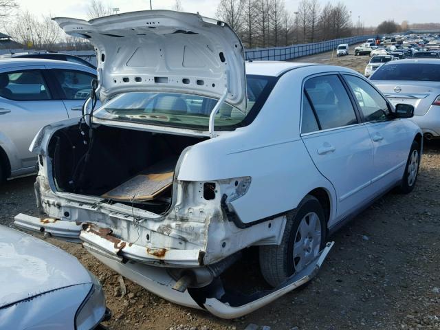 1HGCM56415A093414 - 2005 HONDA ACCORD LX WHITE photo 4