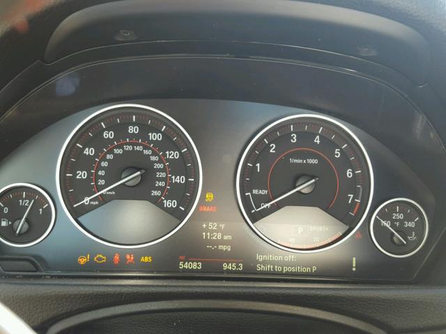 WBA3N9C59EK245558 - 2014 BMW 428 XI BLUE photo 8