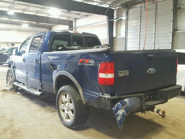 1FTPW14567FB79936 - 2007 FORD F150 SUPER BLUE photo 3