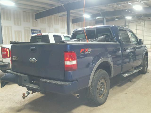 1FTPW14567FB79936 - 2007 FORD F150 SUPER BLUE photo 4