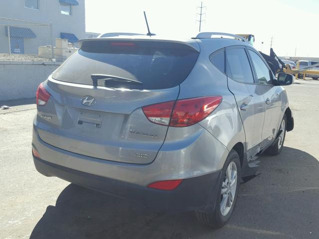 KM8JUCACXDU731841 - 2013 HYUNDAI TUCSON GLS GRAY photo 4