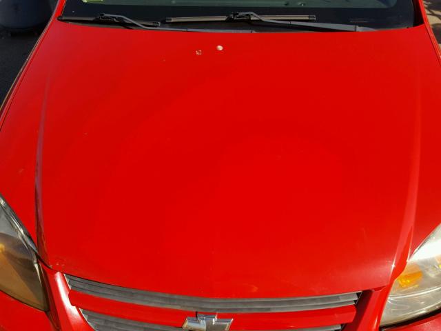 1G1AL58FX87304286 - 2008 CHEVROLET COBALT LT RED photo 7