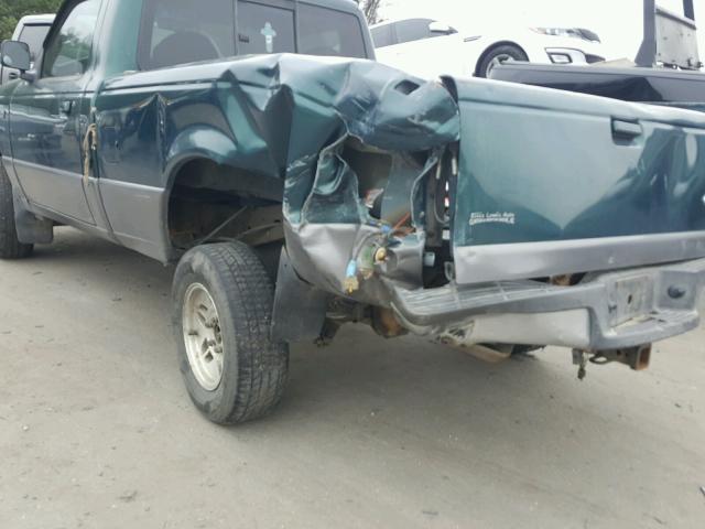 1FTYR10U3WUA96287 - 1998 FORD RANGER GREEN photo 9