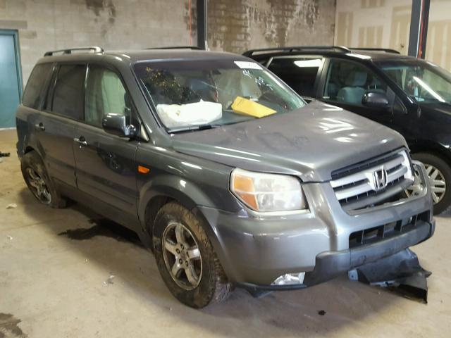 2HKYF18587H537686 - 2007 HONDA PILOT EXL GRAY photo 1