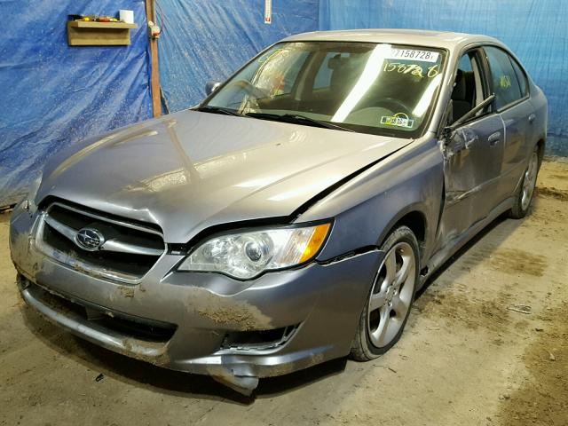 4S3BL616487204258 - 2008 SUBARU LEGACY 2.5 SILVER photo 2