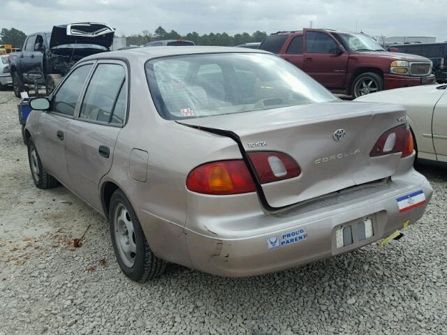 2T1BR12E7XC223603 - 1999 TOYOTA COROLLA VE TAN photo 3